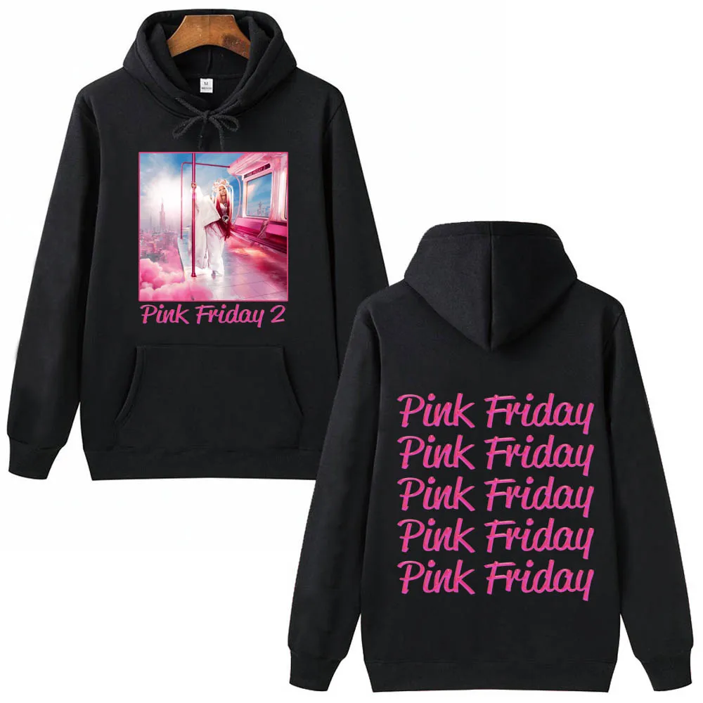 

2024 Nicki Minaj Pink Friday Hoodie Music Fans Sweatshirt Man Woman Pullover Tops