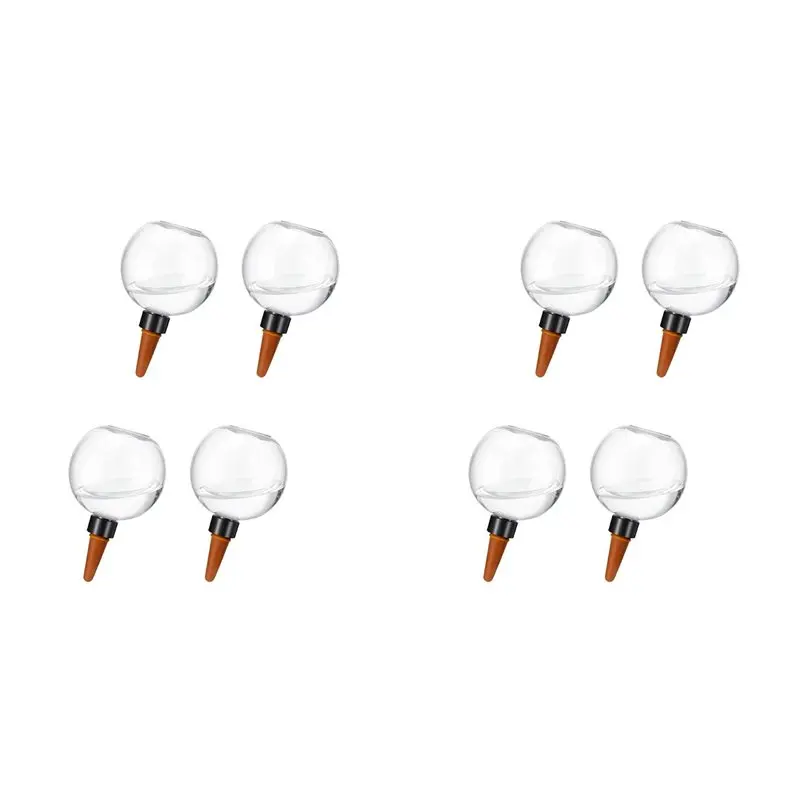 EYFL-8 Pack Watering Balls For Plants, 500 Ml Automatic Plant Watering Devices, Dripping Water, Transparent Watering Bulbs