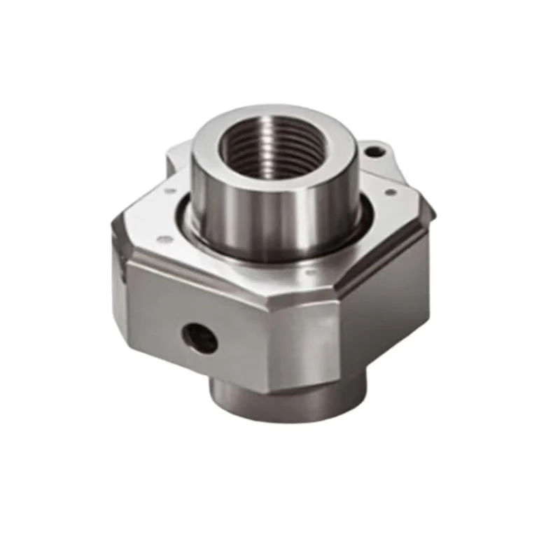 

Stainless steel precision CNC machining special-shaped threaded connection seat High-precision mechanical transmission nut seat