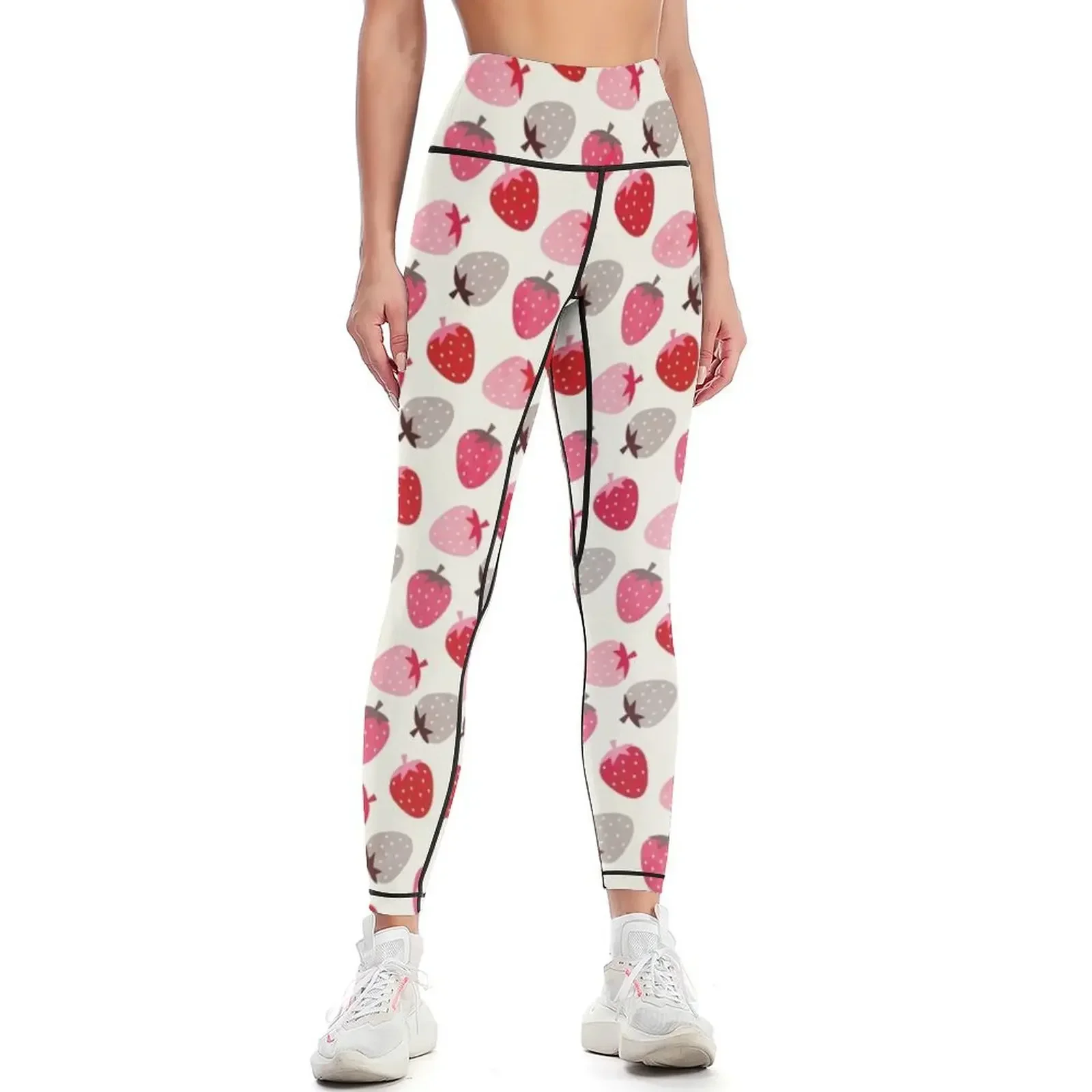 

Strawberry Fields Leggings for girls gym pants active wear sports woman gym Womens Leggings