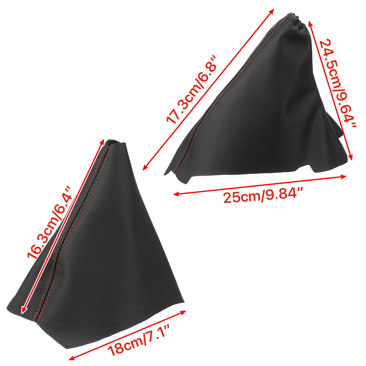 For Land Rover Freelander 2 2008-2013 PU Leather Gear Shift Collar Parking Handbrake Gaiter Boot Cover LR006172 LR002758