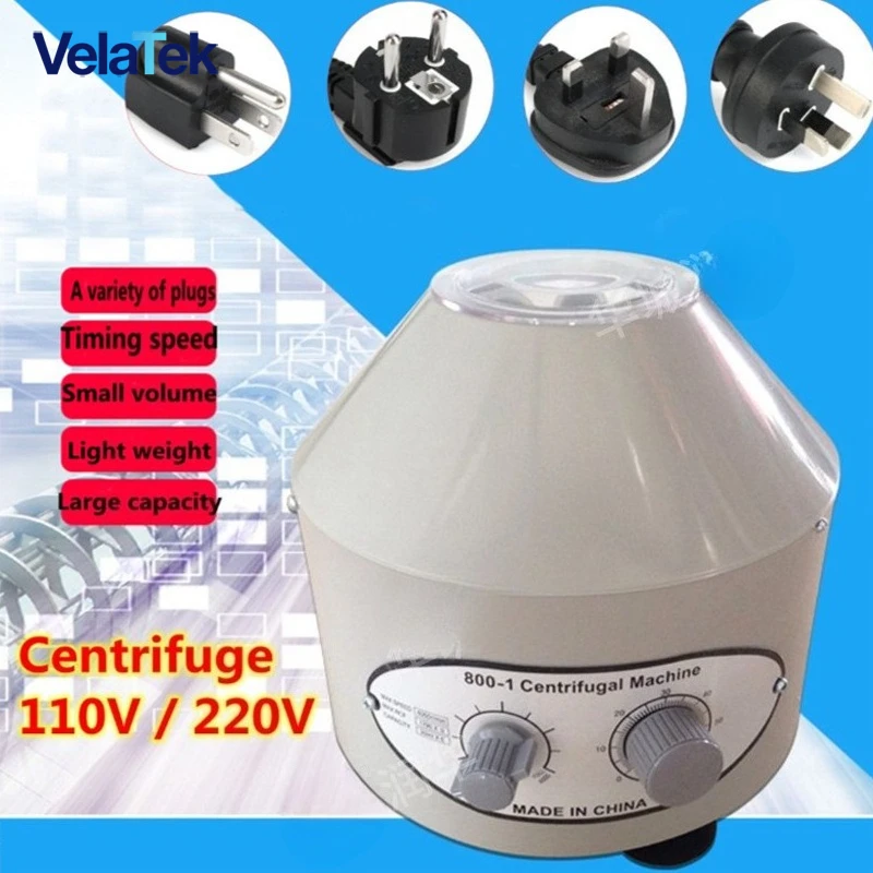 

Адаптировано для трубчатой центрифуги 800-1 Низкоскоростная настольная центрифуга 800D Beauty PRP Электрическая лабораторная сепарационная центрифуга