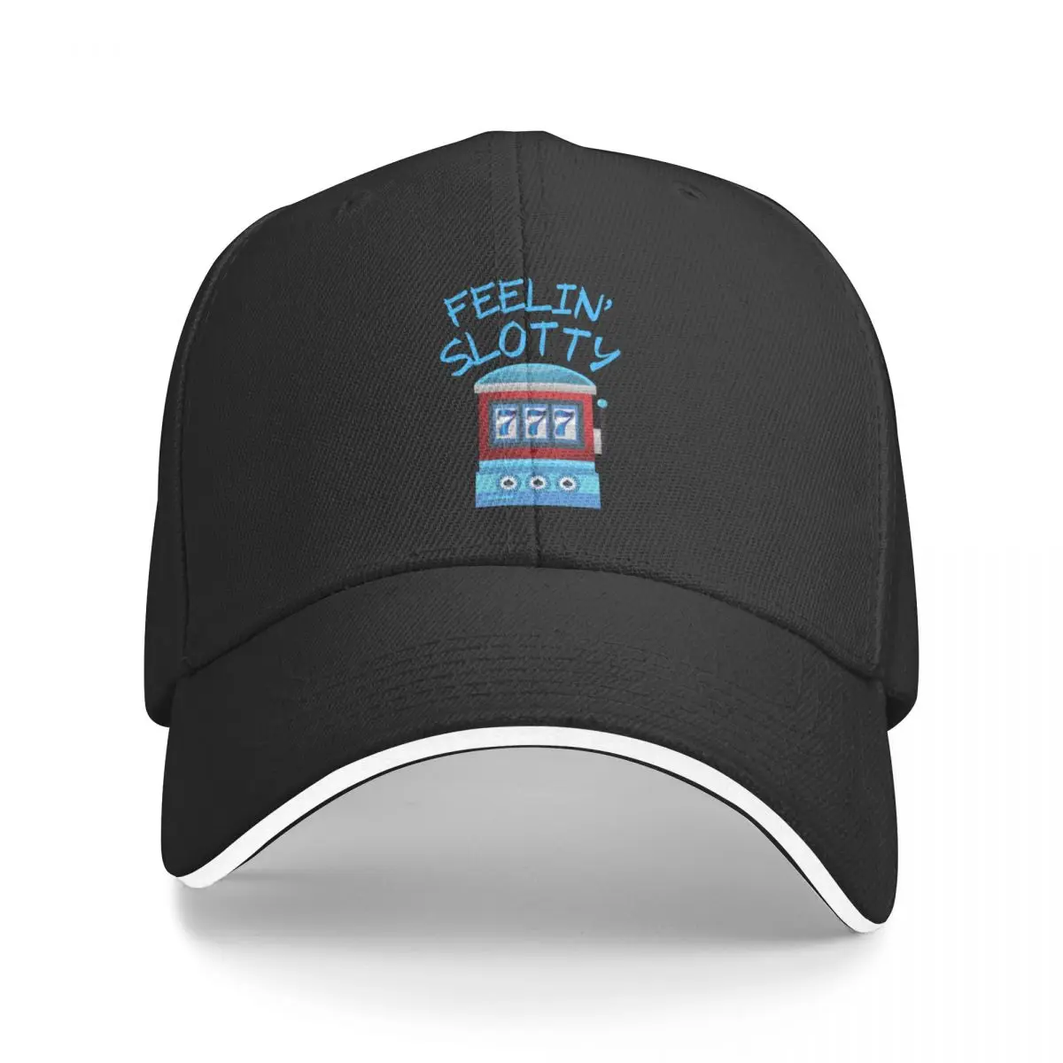 Funny Slot Machine Casino Gambler Feelin Slotty Baseball Cap Designer Hat western Hat hard hat Golf Cap Male Women's