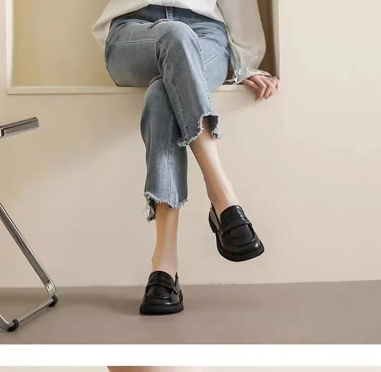 Damen-Loafer mit weicher Sohle - Bequeme Slip-On Flats, geeignet für Pendeln und Freizeitkleidung, minimalistisches Design, Mutter-Schuhe – Detail 14