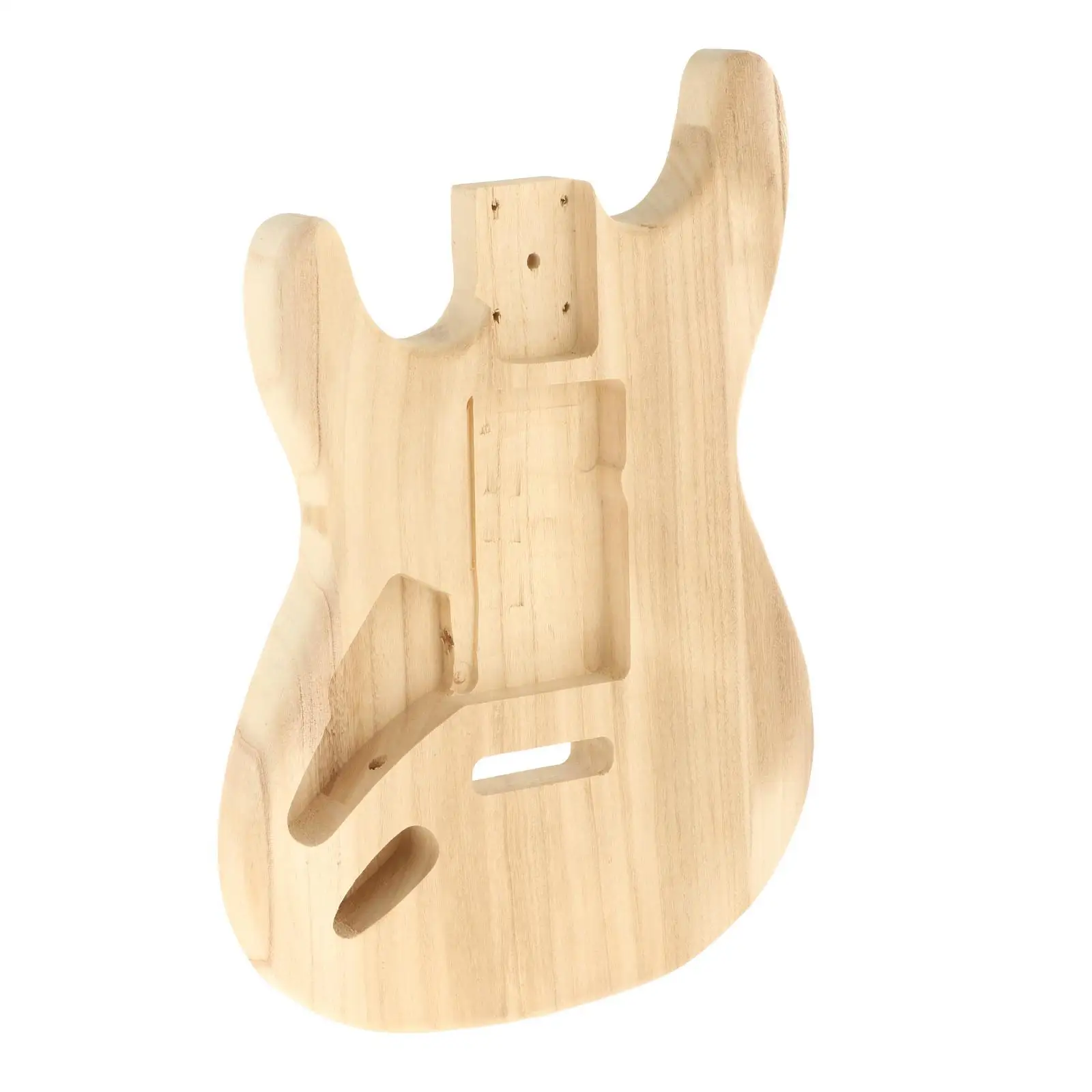 Unfinished Guitar Body Handcrafted Maple Wood ST Replacement Accessories