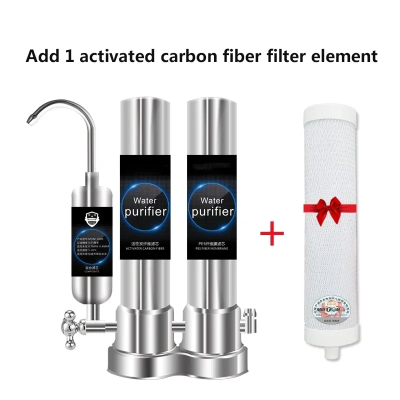 Elettrodomestici Depuratore d'acqua Per uso domestico Bere diretto Desktop Ultrafiltrazione Depuratore d'acqua Steve Filtro per rubinetto da cucina