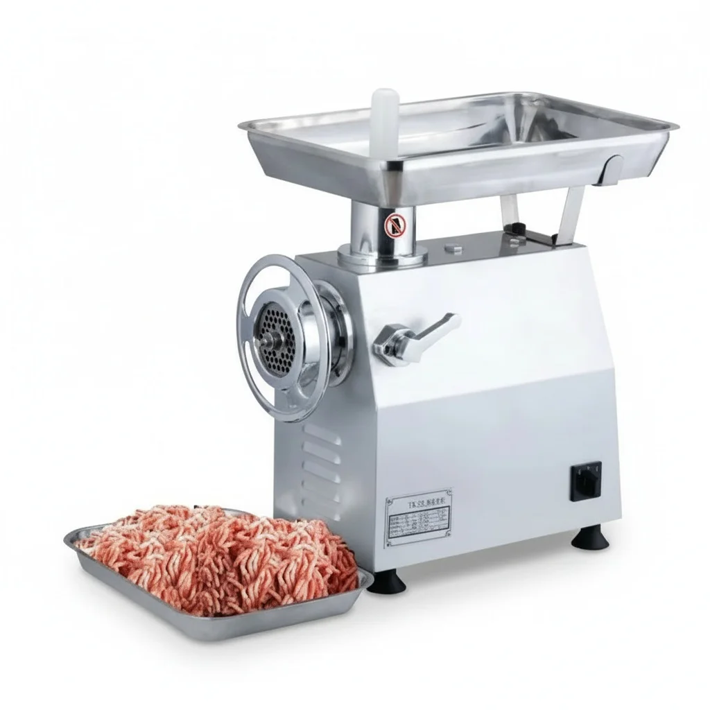 Commercial Meat Grinder, Stainless Steel Electric Meat Mincer Machine, 350kg/h Capacity, Heavy Duty Industrial Meat Grinder