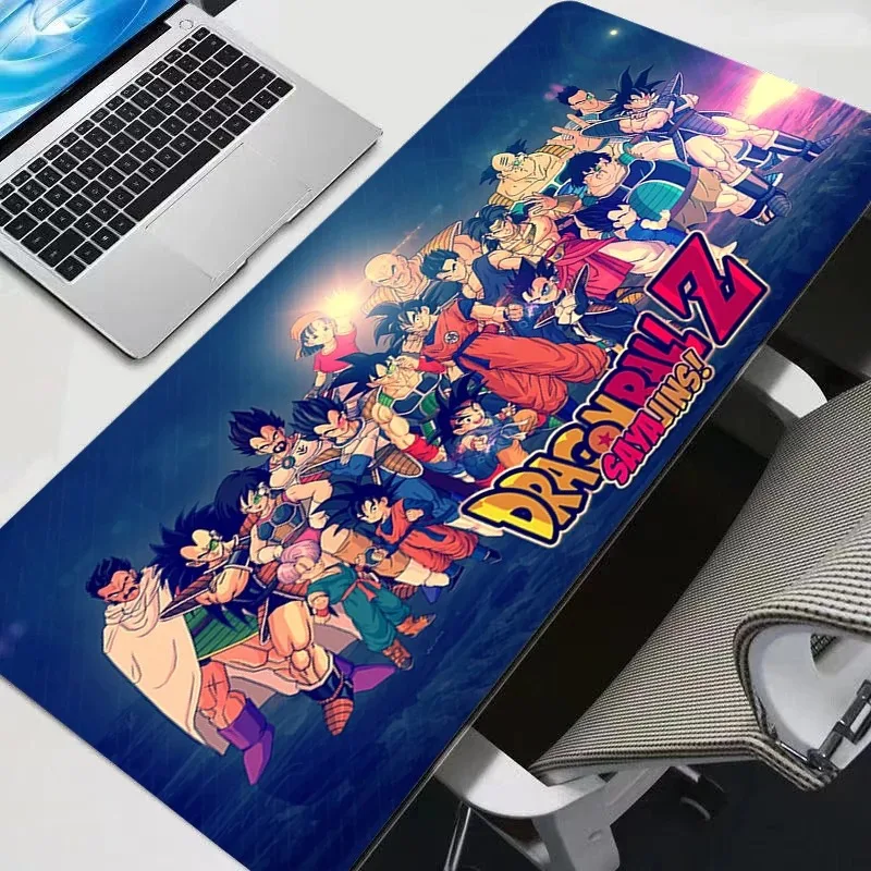 DBZ Dragon Ball Z Gaming Tastatur Teppich Laptop Japan Cool Anime Mauspad Schwarz Mauspads Neue Schreibtischmatte PC Gamer Teppich Mousepad