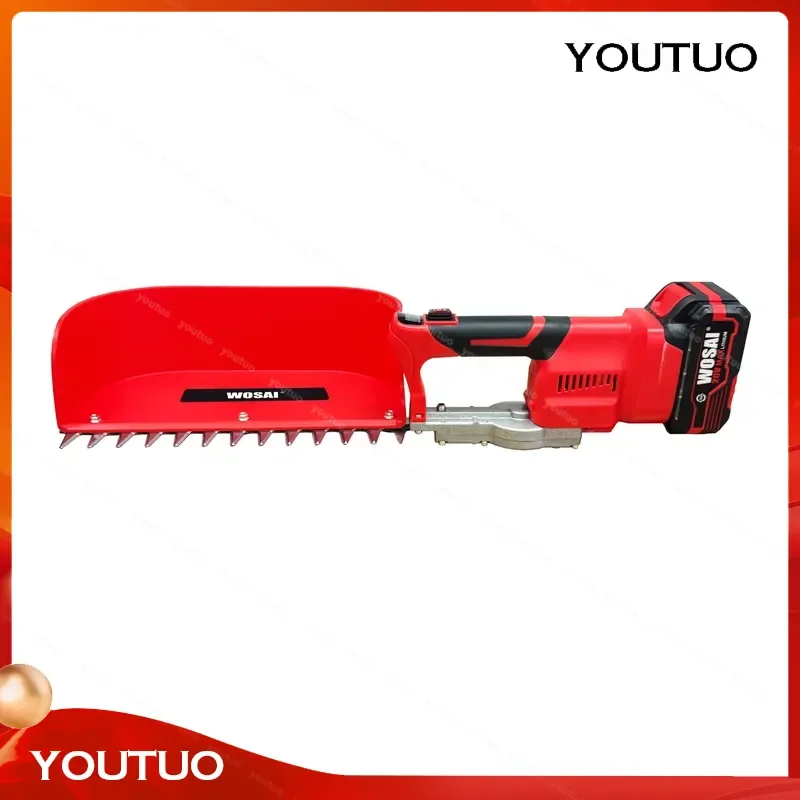China Battery Hedge Trimmer Cordless Tea Grass Shears Electric Mini Tea Leaf Harvester  Garden
