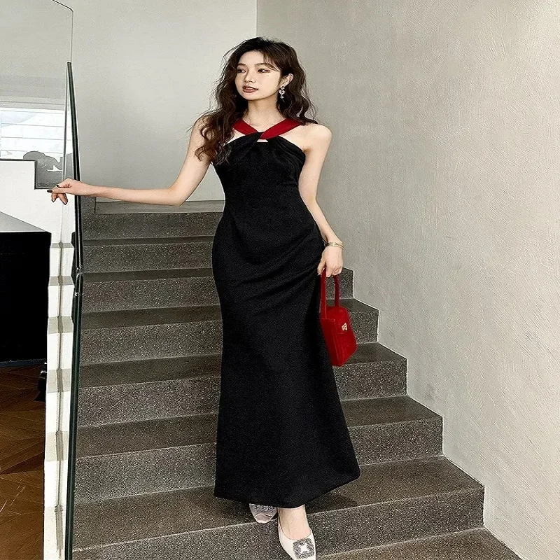 Banquet No. 30 Small Evening Dress 2024 New Niche High-end Temperament High-end Fishtail Dress