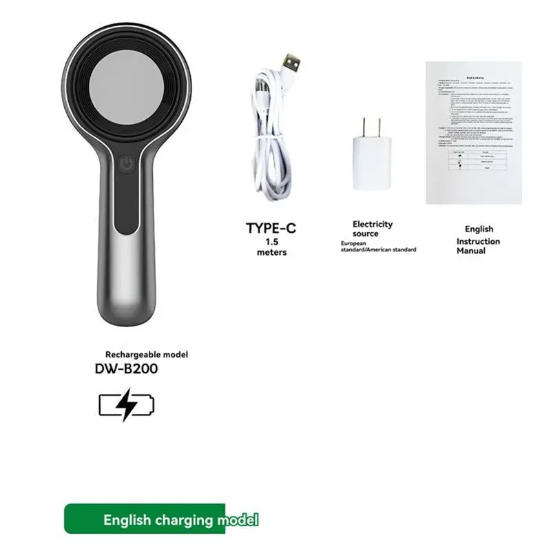 【SURPRISE】Woods Lamp Skin Analyzer Lamp Skin UV Magnifying Skin Analysis Detection Beauty Facial Testing Skin Care EU Plug