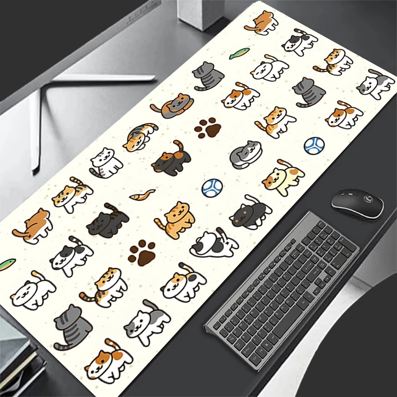 Mousepad Computer Gaming Accessories Cartoon Keyboard Pad Office PC Rubber Mouse Pad Decoracion Desk Cute Cartoon Cat Mouse Mat