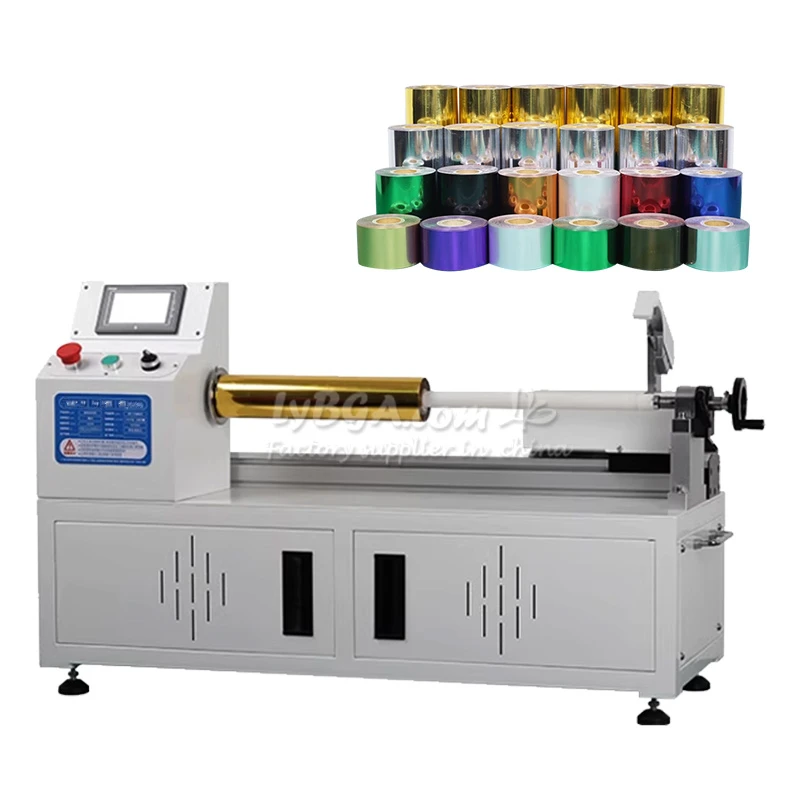 LY Paper Cut Machine Pure Intelligent Electric Slitting Cutter Equipment 220V110V for Hot Stamping Paper Plastic Film Cutting