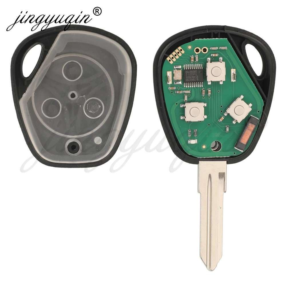 jingyuqin 433Mhz ID46 Chip PCF7941 Remote Car Key For Lada Granta Priora Vesta X-Ray XRay Sedan Sport Kalina 3 Buttons Control