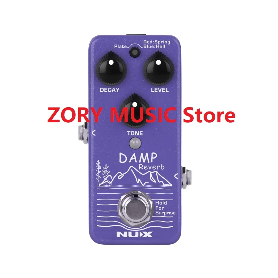 

NEW NUX NRV-3 DAMP REVERB Electric guitar Effect 3 reverb types in the mini enclosure