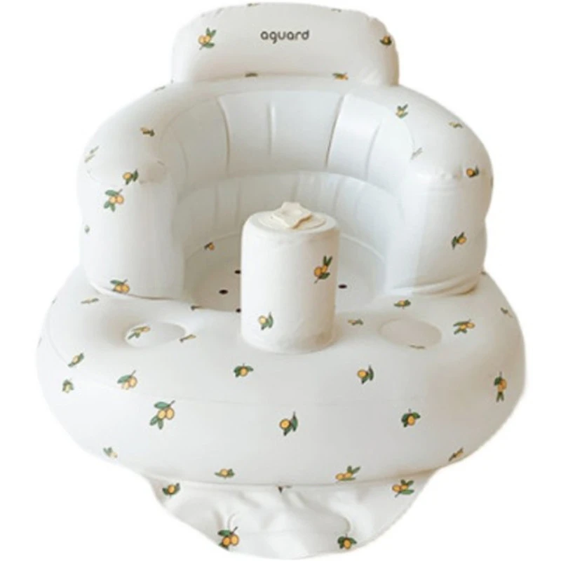 

Baby PVC Inflatable Seat Multifunctional Inflatable Bathroom Sofa Learning Eating Baby Inflatable Seat