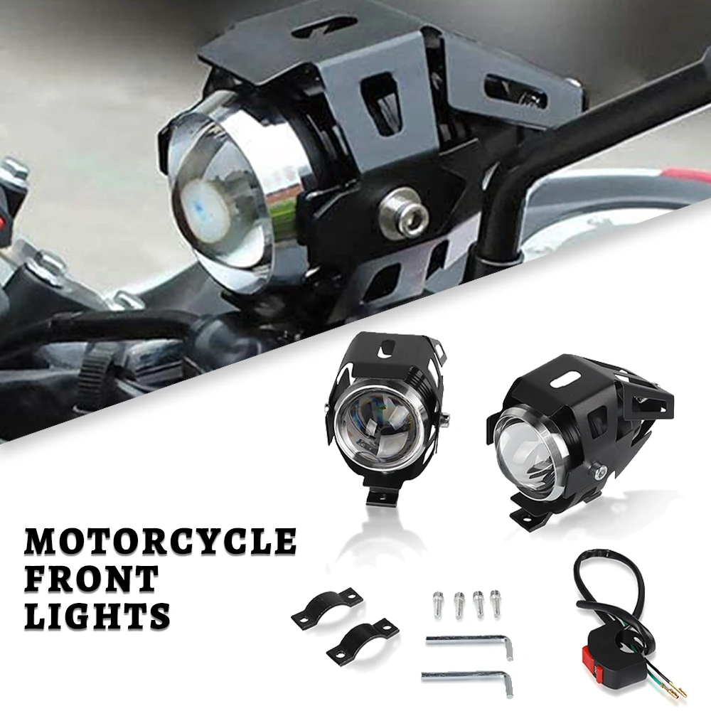 MT 07 DT125 FOR YAMAHA DT125R DT200 DT230 DT 125 200 230 MT-07 FZ-07 Motorcycle Headlights U5 Headlamp Spotlights Fog Head Light 