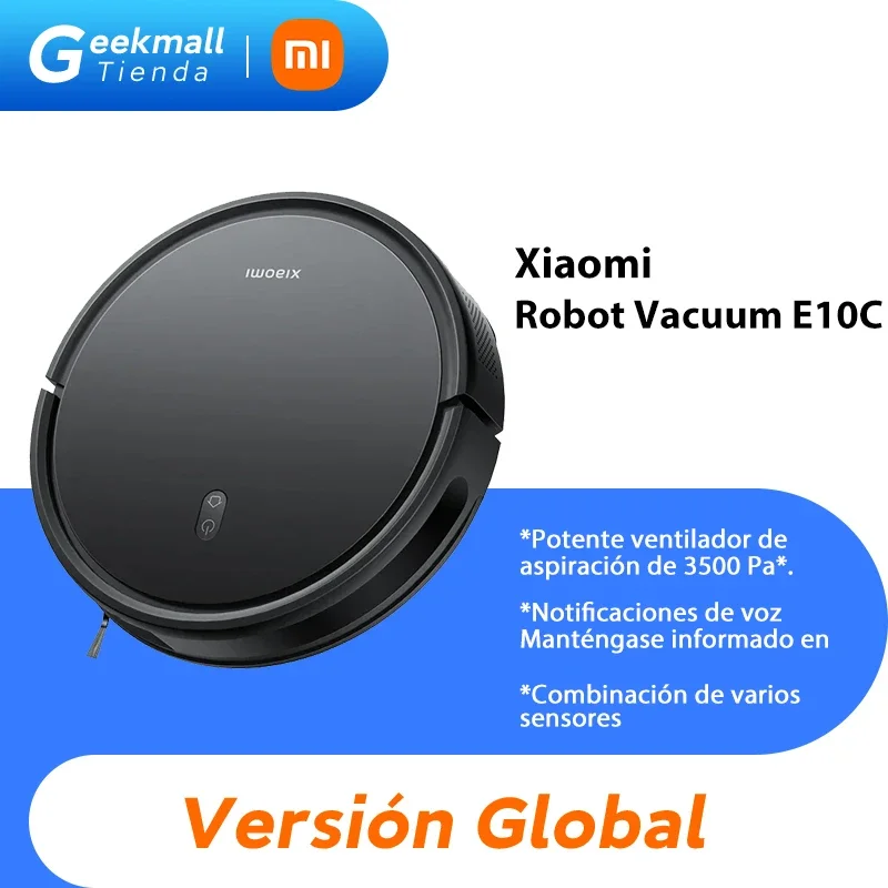 Xiaomi Robot Vacuum E10C 3500Pa Suction Fan Blower Intelligent Path Planning Combination of Multiple Sensors Smart Water Tank