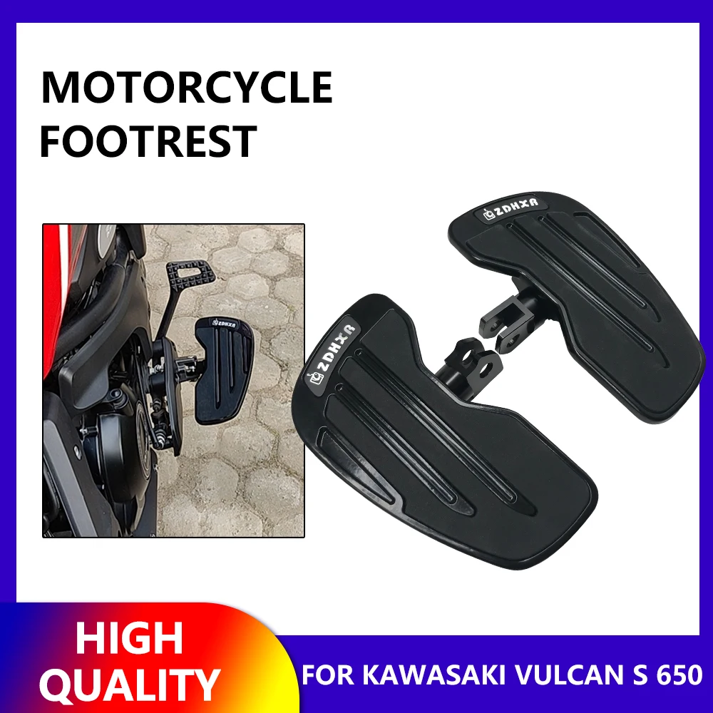 

Motorcycle Front Foot Rest Rider Footboard Driver Floorboard Wide Footrest For Kawasaki Vulcan S 650 EN650 VN650 S650 2015-2023