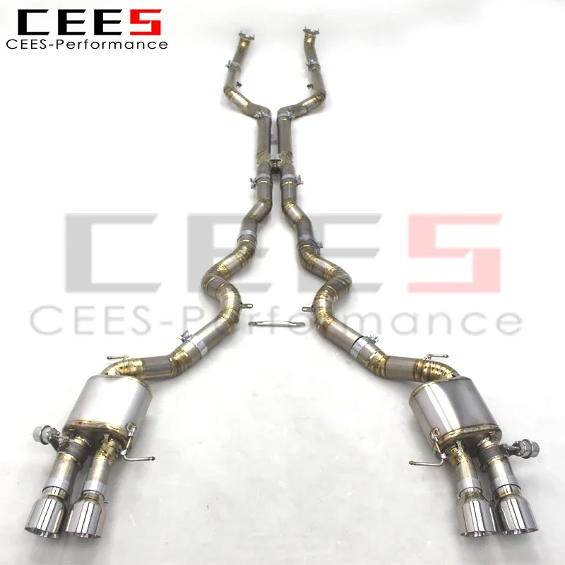 

CEES Performance Valve Catback Exhaust System For BMW M6 F06 4.4T 2012-2016 Racing Titanium Exhaust Pipe Muffler Auto Parts