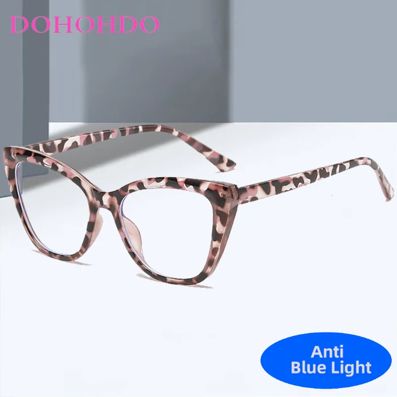 

Trendy Brand Anti-Blue Light Assorted Colors Cat Eye Women Men Glasses Punk Design Computer Reading Gaming Optical Eyewear Очки