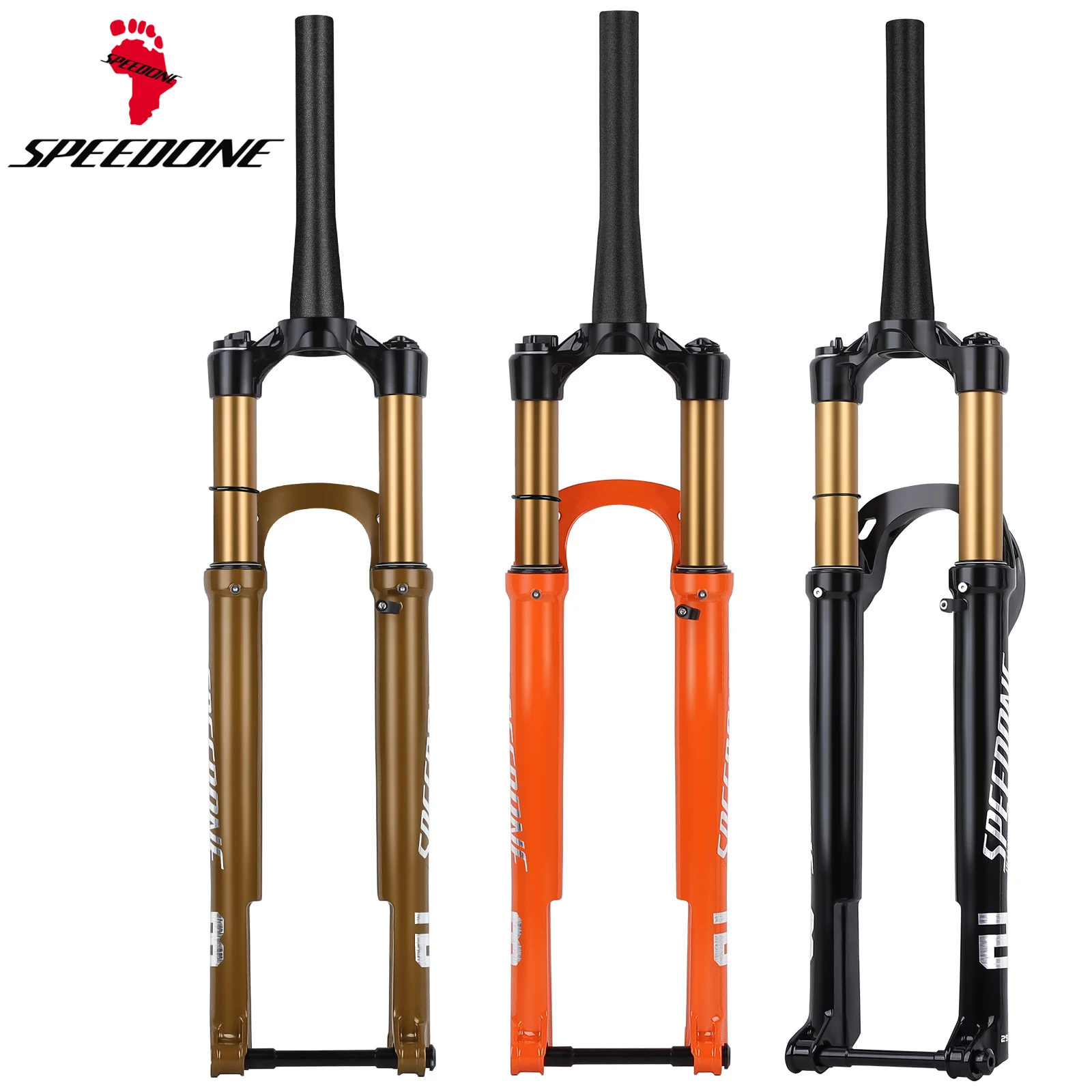 

SPEEDONE Воздушная Вилка MTB с Амортизацией 27.5/29 дюймов, Ход 120 мм, Обратная Дуга, Ультралёгкий Дизайн, Вилка Boost 15x110 мм для Велосипеда