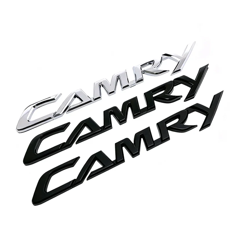 

NEW ABS Car Body Trunk Emblem CAMRY Logo Sticker For Toyota CAMRY 2006-2018 Badge Auto Rear Letter Decal Exterior Accessories