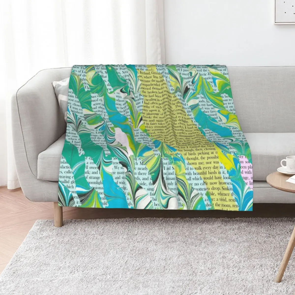 

Charlotte Bronte: Jane Eyre Birds Throw Blanket Hairys Bed Vintage Soft Plaid Blankets