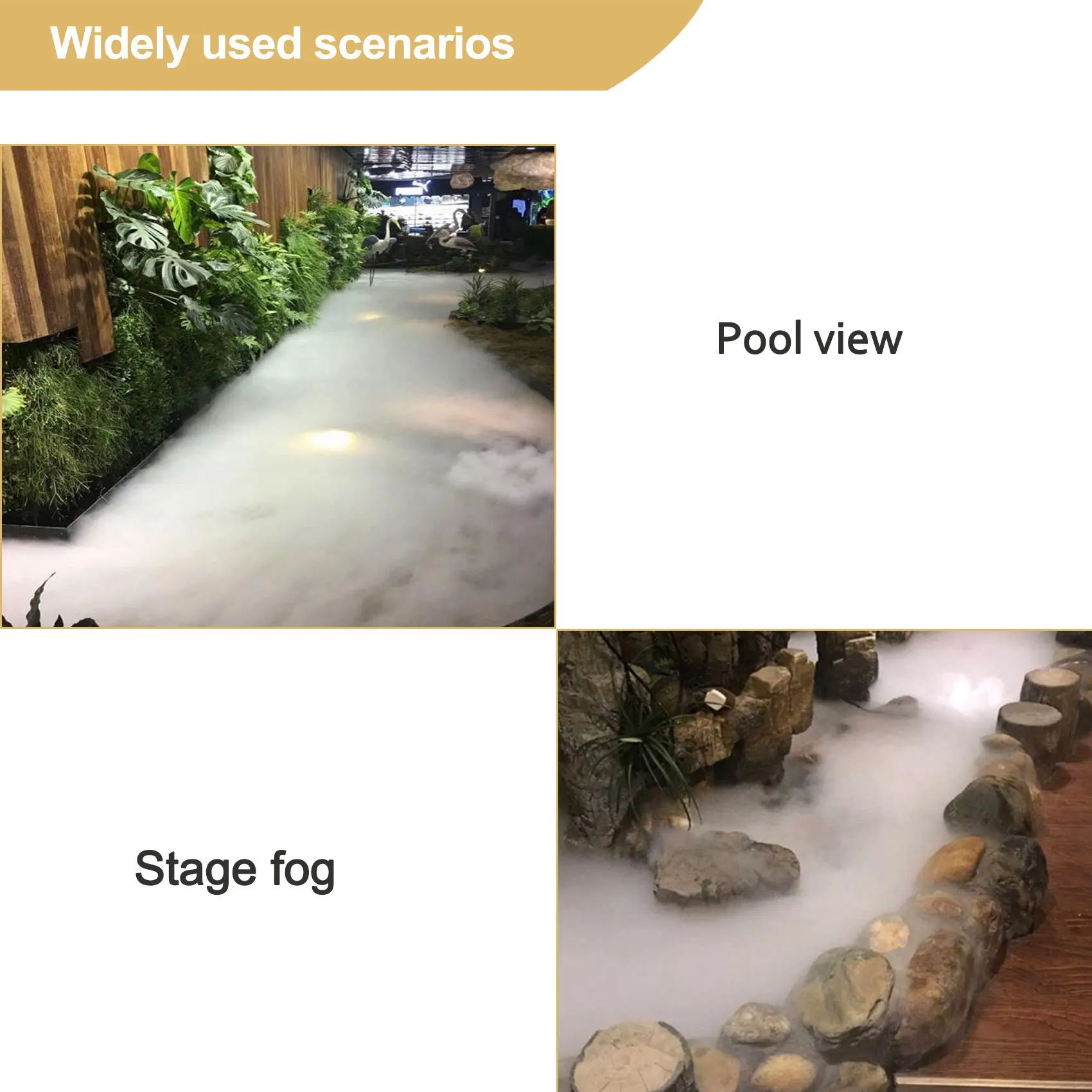 400ML/H Mini Ultrasonic Mist Maker Fogger Water Fountain Pond Fog Machine Atomizer Air Humidifier image 5