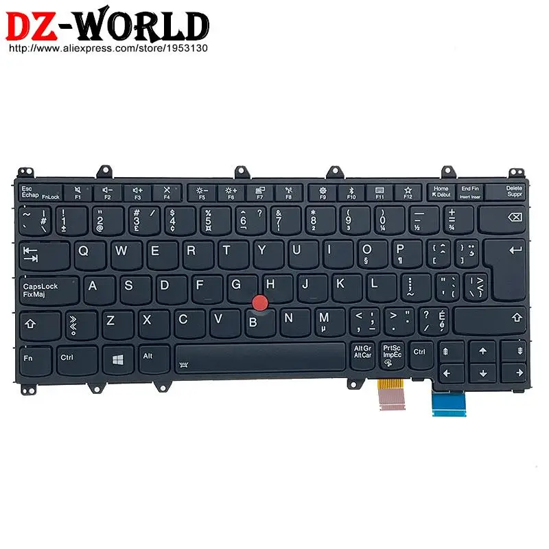 PT IT BR FR CFR CFA BE CFB Portuguese Canadian French Italian Brazilian Keyboard For Lenovo Thinkpad X380 Yoga 370 S1 4th AZERTY