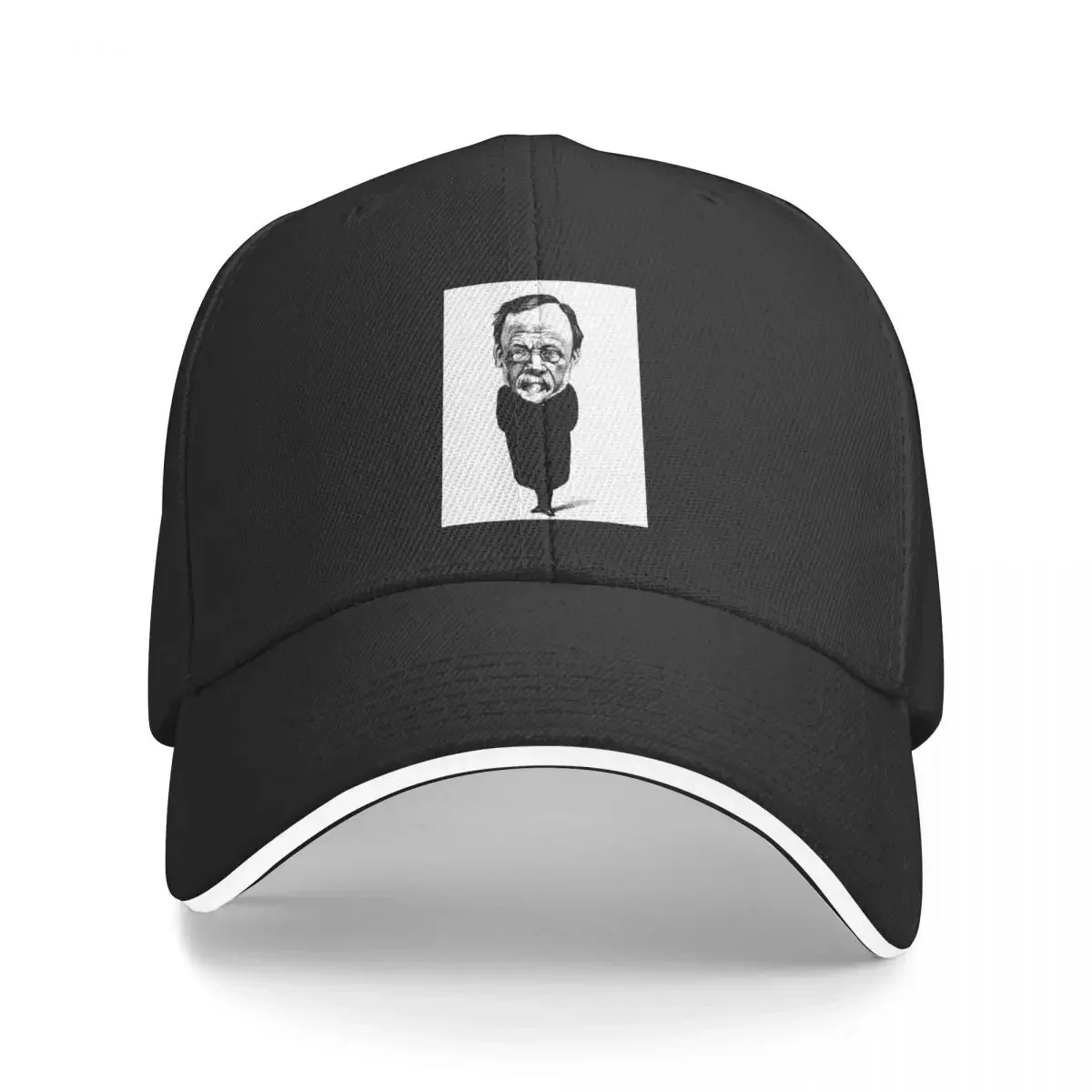 

Caricature of Louis Pasteur Baseball Cap Hood Sports Cap Hat Baseball Cap Woman Hats Men's