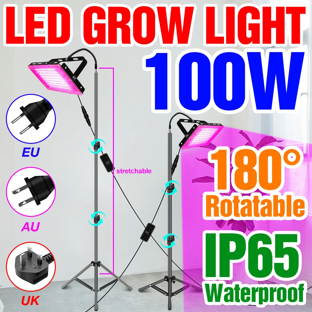 

Hydroponic Phyto Growth Light LED Grow Bulb Full Spectrum Phyto Lamp 25W 50W 100W Phytolamp Indoor Flower Vegetables Seedlings