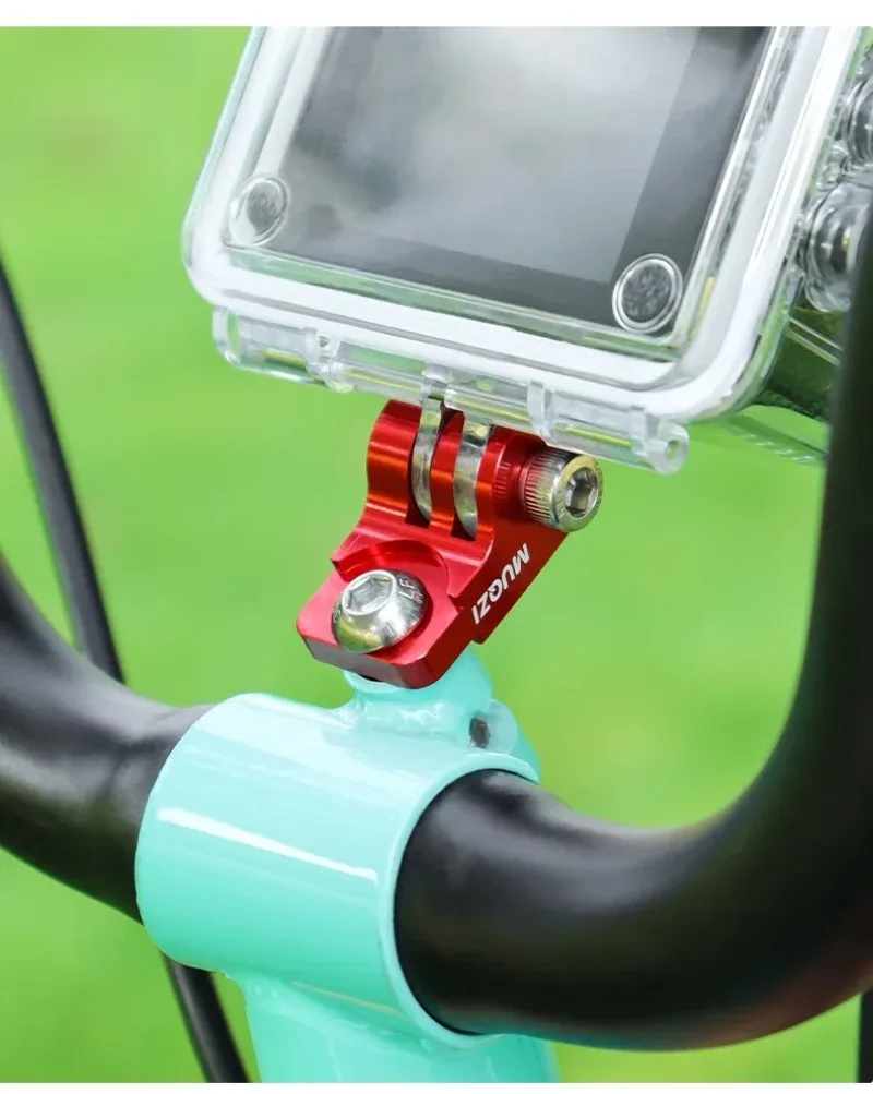 MUQZI Für Brompton Faltrad-Lichthalterung Fahrradbeleuchtung Lampenhalter Adapter Computerhalterung Fahrradzubehör – Detail 6
