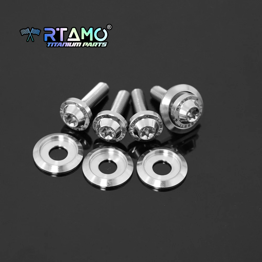 RTAMO Gr5 Titanium Bolts Screw for Vespa150 OEM Windshield