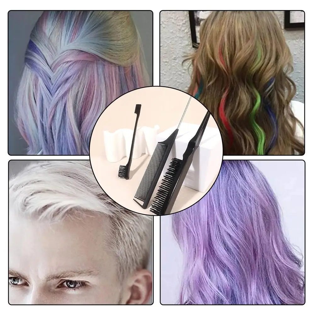 1 stücke Friseur spitzen Schwanz Kamm Styling Pinsel Augenbrauen Pinsel für Frauen Haars tyling Kamm Haarpflege Styling Producq0s8 verwendet