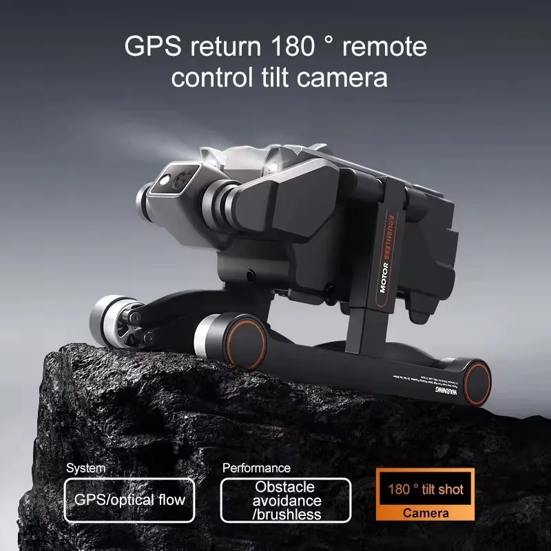 طائرة احترافية RG700 PRO GPS بدون طيار 8K HD كاميرا مزدوجة 5G واي فاي تجنب العوائق بدون فرش قابلة للطي كوادكوبتر RC مسافة 2 كجم درون