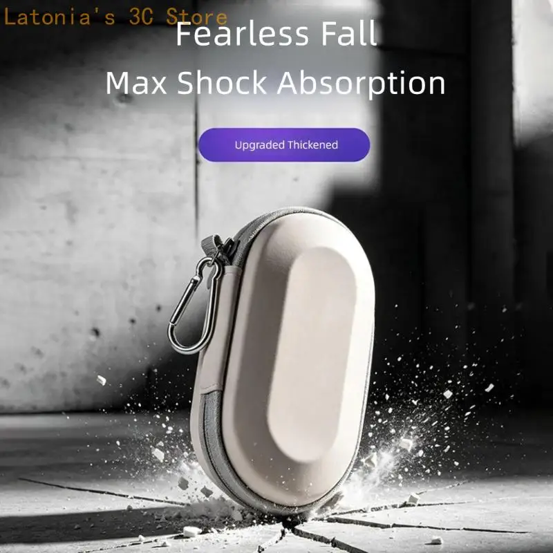 Travel Mouse Carrying Case with Hard Shell Storage, Full Wrap Fastener, and Upper Pocket Area for GPW 3/4/5 Daily Gear Carry