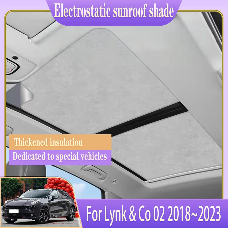 

Car Roof Sunshade Fit For Lynk & Co 02 Accessories CC11 2018~2023 Sunroof Sunshade Skylight Blind Shading Heat Shield Auto Parts
