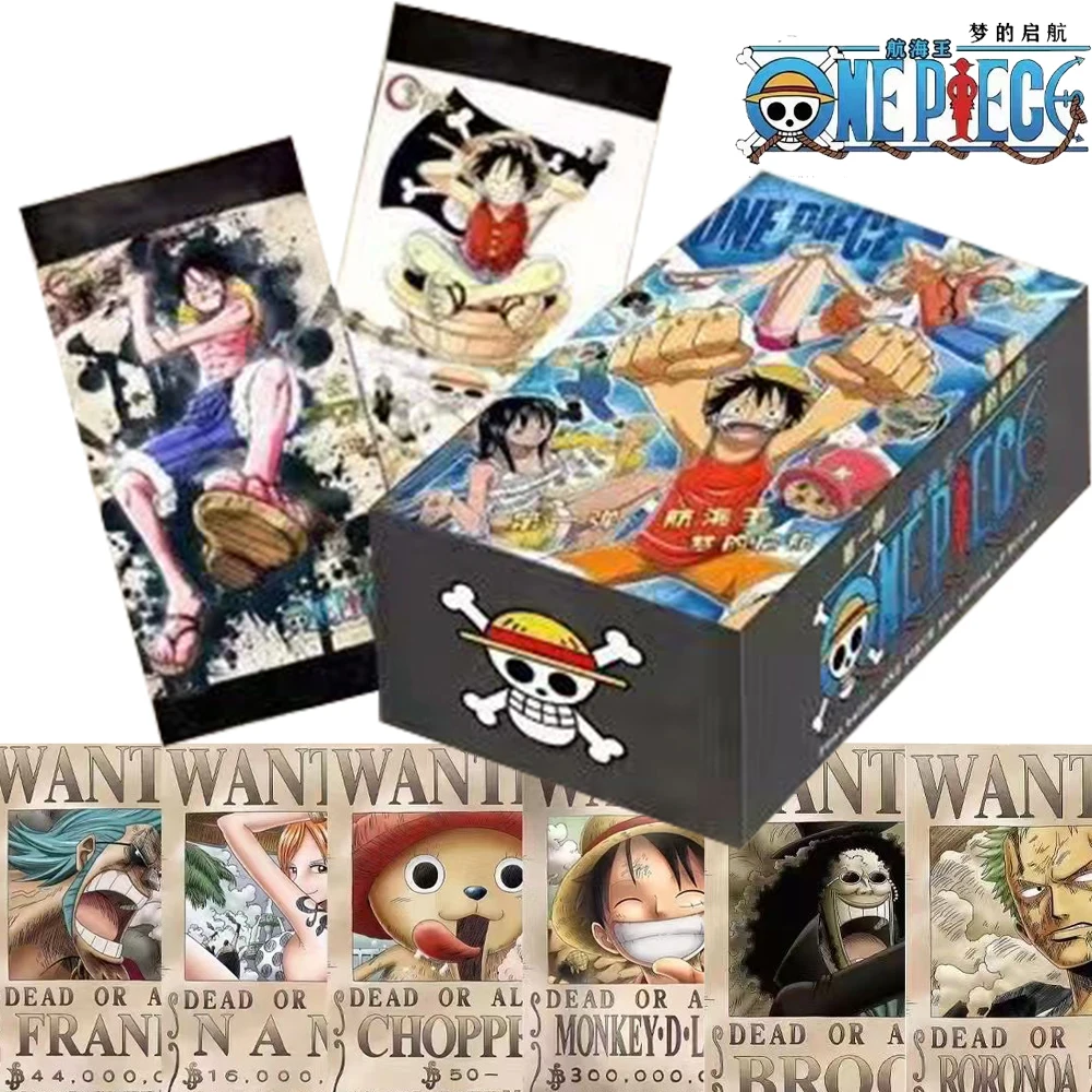 

ONE PIECE Card Collection for Kids Famous Anime Figures Luffy Limited Edition Hiding Watercolor Ink Splashing Cards Hobbies Gift