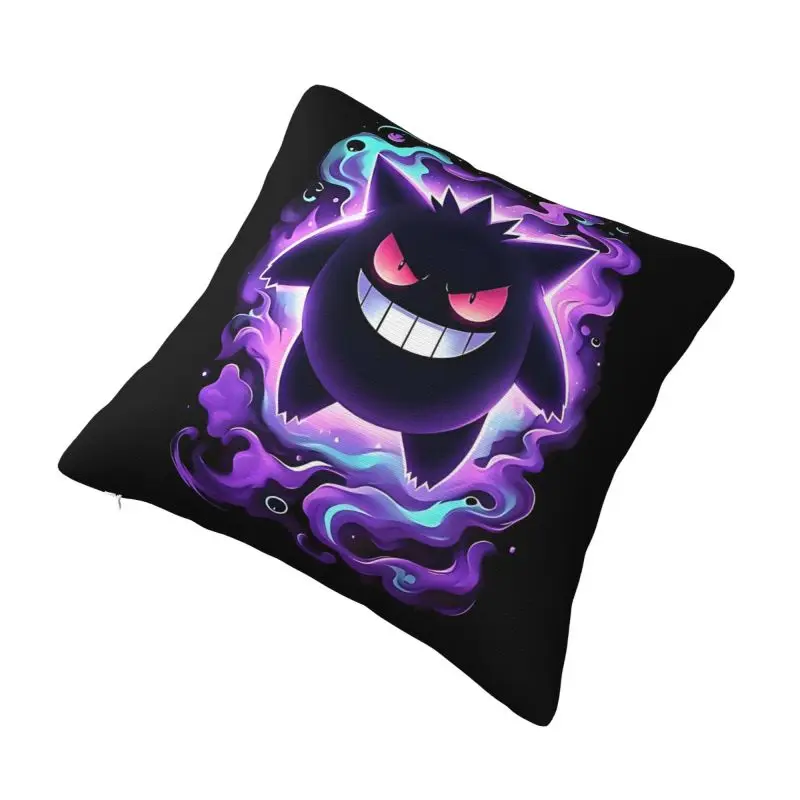 مخصص G-Gengares غطاء الوسادة 45x45 سنتيمتر الشر ابتسامة المخملية الحديثة وسادة