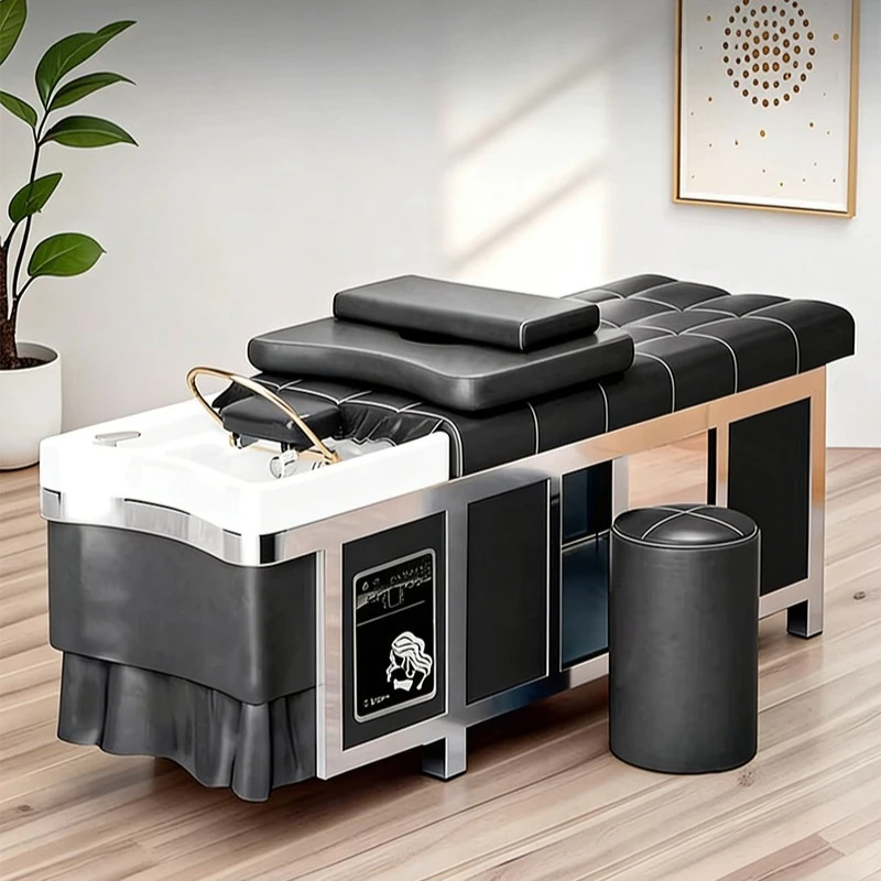 Salons Modern Shampoo Bed Styling Luxury Multi-functional Beauty Salon Shampoo Bed Business Myjka Fryzjerska Barber Equipment