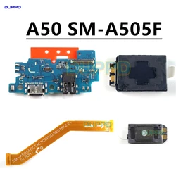 For Samsung Galaxy A50 A505 A505F Usb Charging Dock Port Board Charger Connector Microphone Mic Main Motherboard Flex Cable