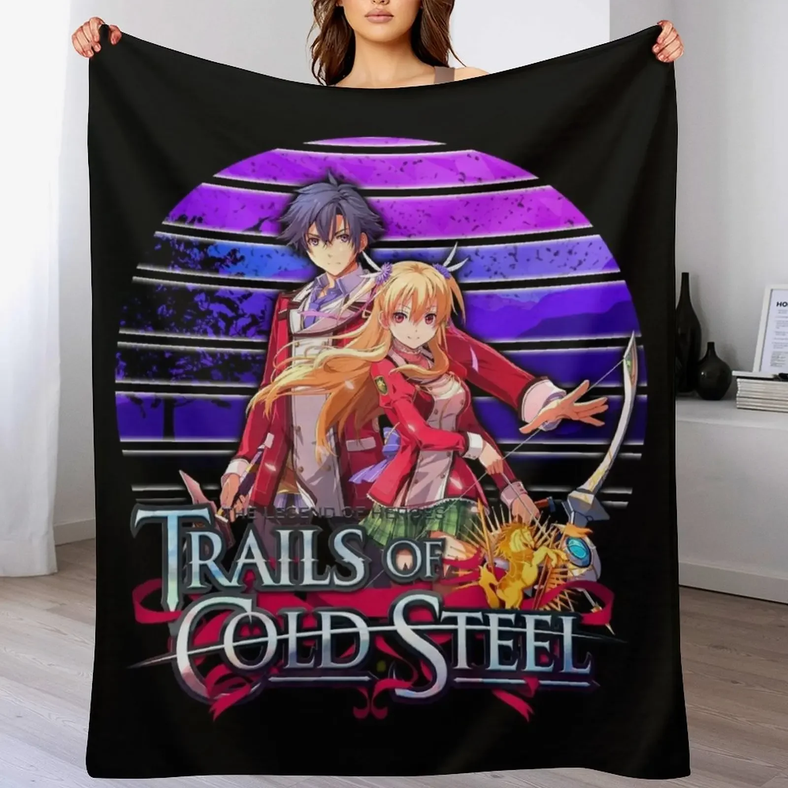 

trails of cold steel Throw Blanket Soft Plush Blanket as Housewarming Gift