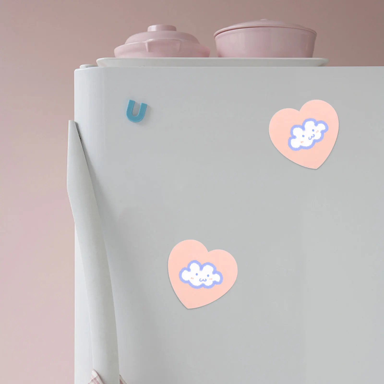 

4 Heart Memo Pads Books Adhesive Portable Notepads for Office School Daily Use Self Adhesive Note Stickers Book Tabs