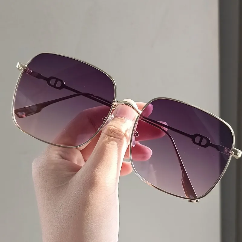 Fashion Oversized Square Sunglasses Woman Brand Designer Vintage Square Sun Glasses Female Big Frame Shades UV400 Glasses