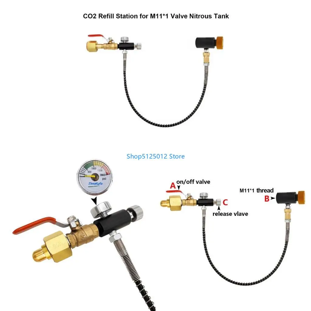 g8tc-充填ステーション-co2-アダプター詰め替えソーダ水流シリンダーボトルキャニスター