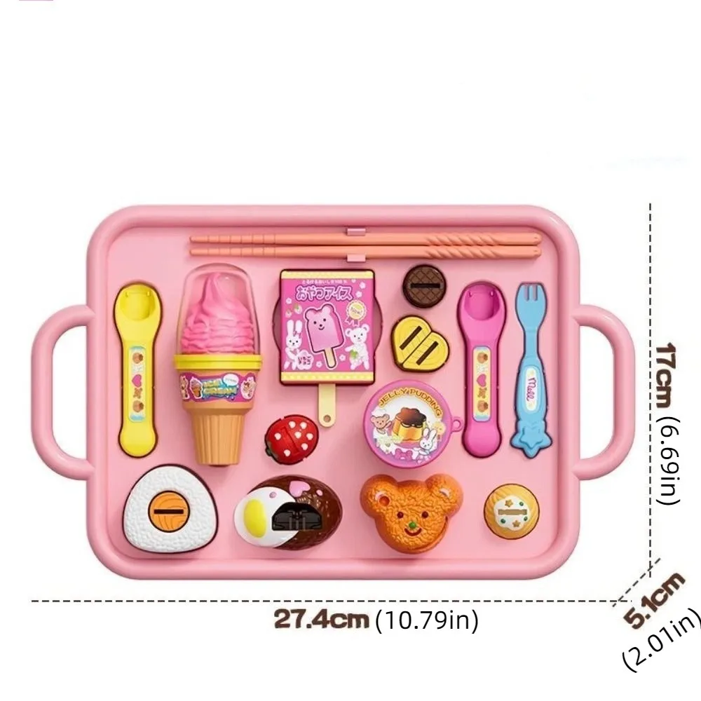 Little BearShape Budino Set di alimentazione Modello di simulazione Educazione precoce Lunch Box Giocattolo per budino Kawaii Gioco di ruolo Giocattoli per la casa