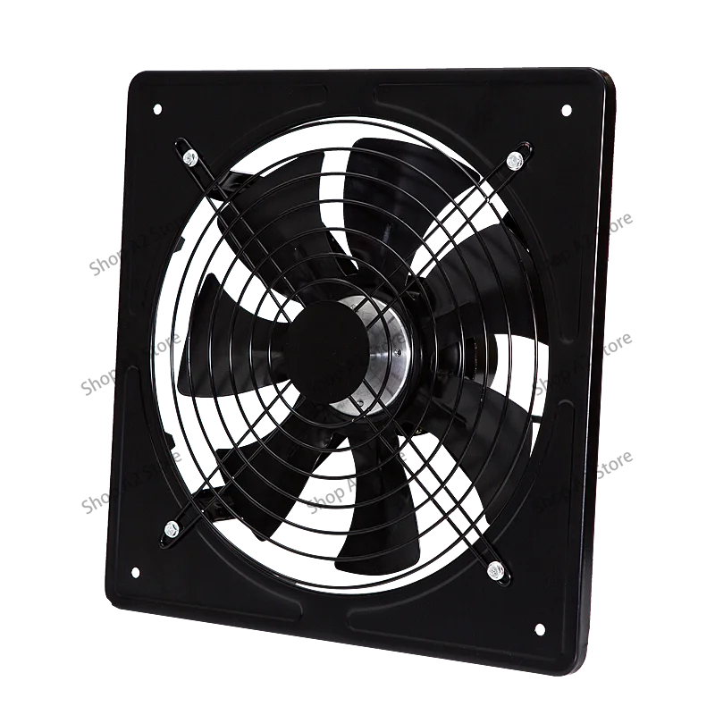 Household Window‑Mount Exhaust Fan, High‑Power Ventilation Industrial Air Extractor Fan