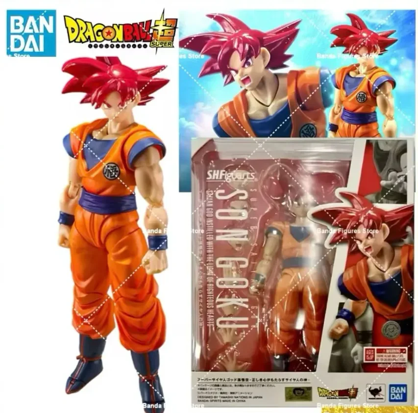 Stock Original S.H.Figuarts SHF Goku In Stock Anime Action Collection Figures Model Toys