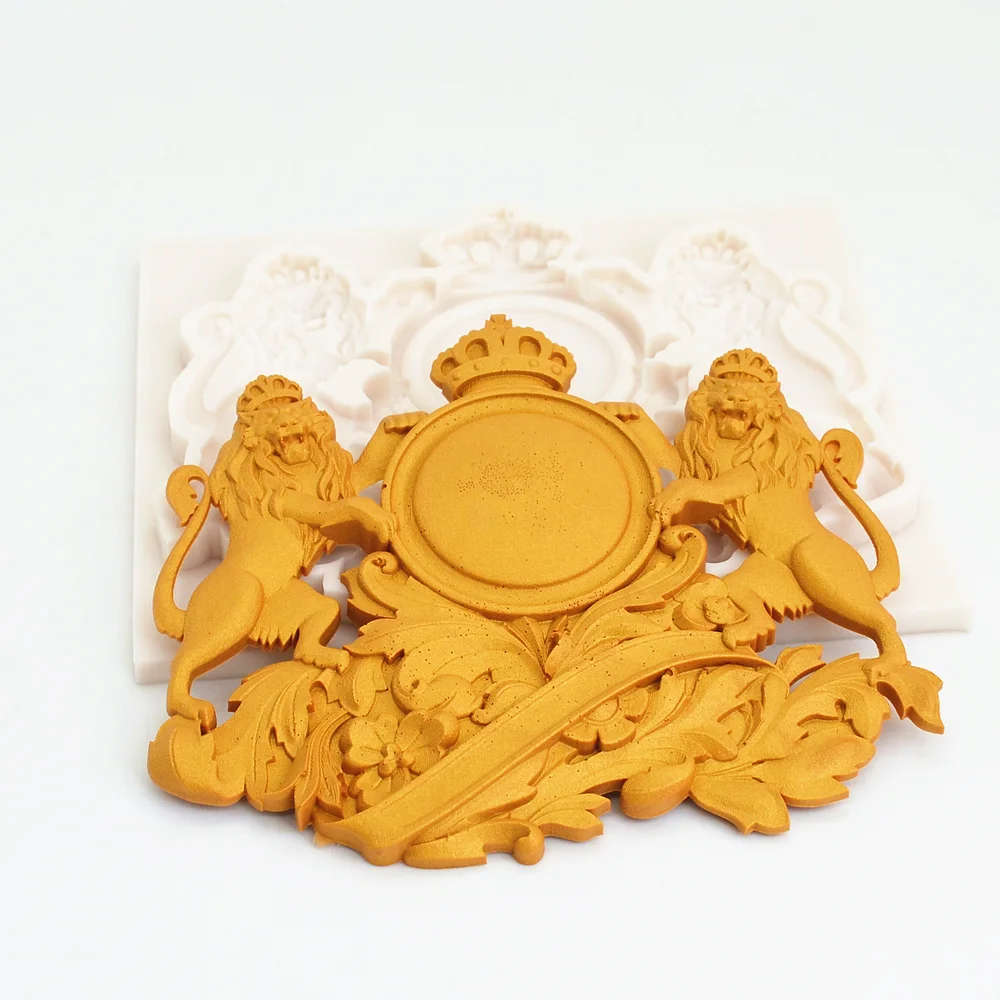 Silicone Mold Lion Kitchen Baking Tools For Diy Relief Cake Flower Chocolate Decorating Fondant Craft Moulds